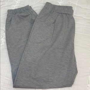 Shein Solid Elastic Waist Sweatpants